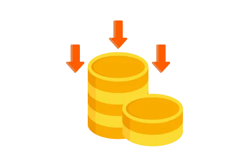 コスト削減イメージ